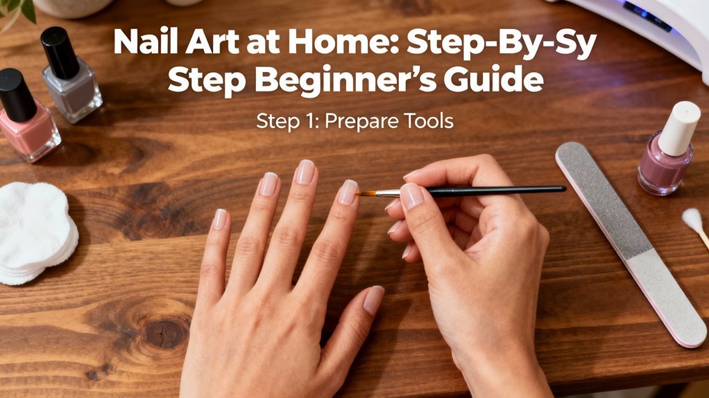 beginner friendly at home nailtutorial