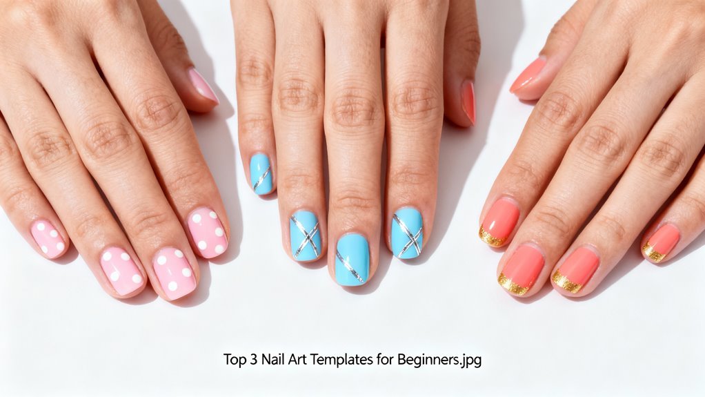 beginner friendly nail art templates