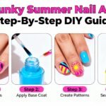 bright playful summer nails