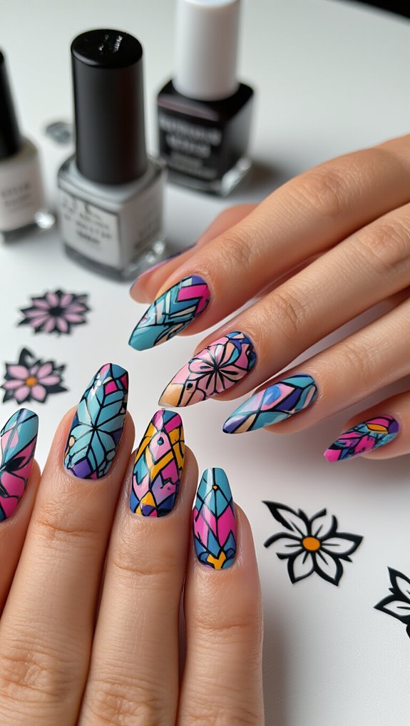 budget friendly reusable nail stencils