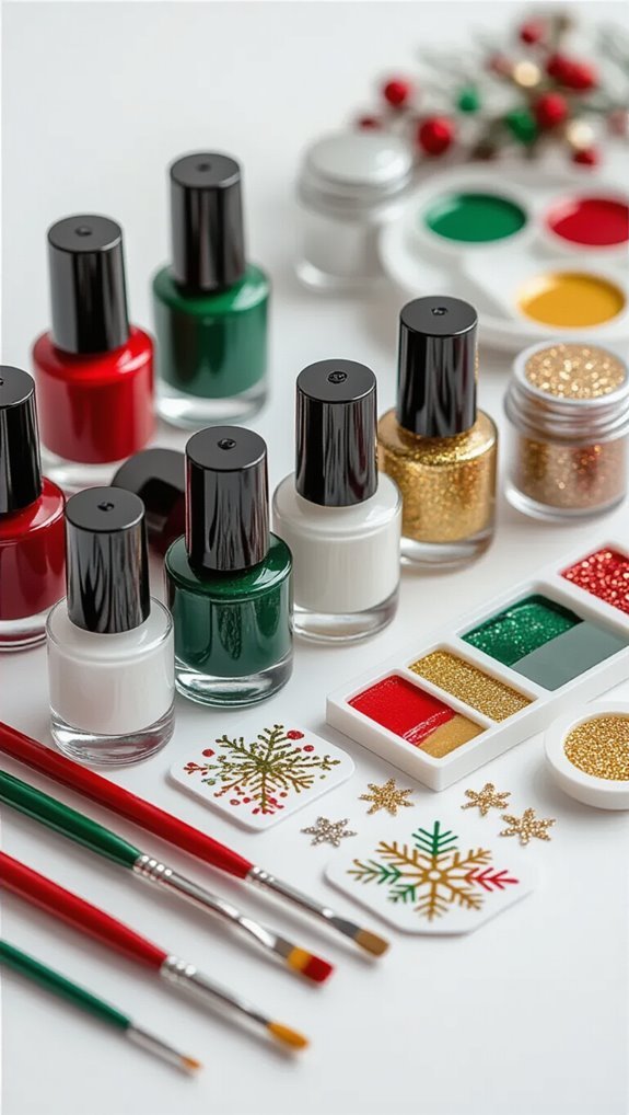 christmas nail art essentials