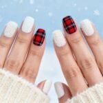 cozy winter nail art