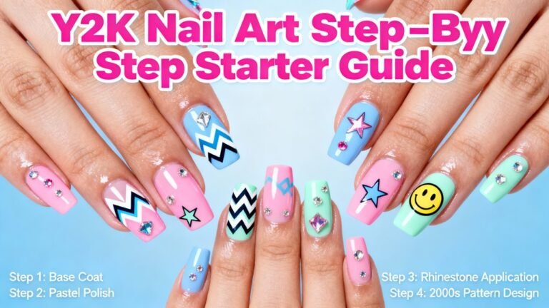 early 2000s diy nail designs