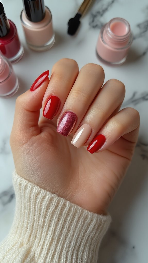 elegant nude bold chrome