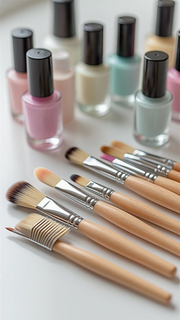 fifteen versatile professional synthetic brushes