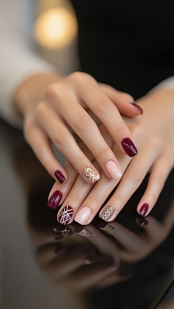 gradient geometry nails perfected