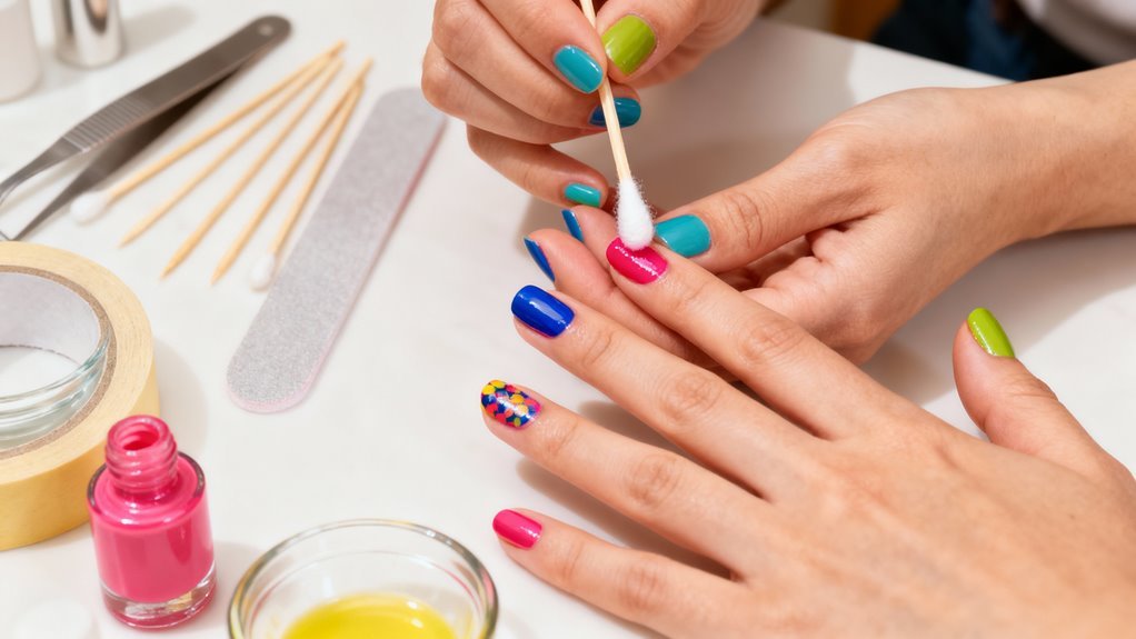 household diy nail art