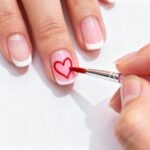 simple valentine s nail art