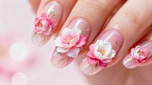 Blooming Gel Nail Art How-To