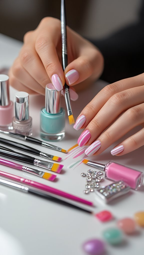 striping tools create precise lines