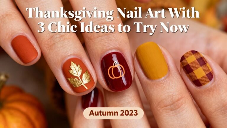 thanksgiving chic nail designs