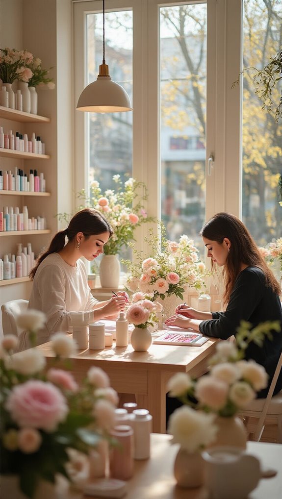 zen inspired mindful nail art